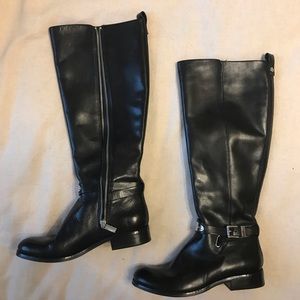 Black Leather Michael Kors Boots